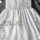 White dress for girls - Organic cotton and silk dress - Flower girl dress - Birthday dress - Baby white dress - Soft dress - Lined dress