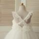 Lace Tulle TUTU Flower Girl Dress Cross Back Junior Bridesmaid Dress Toddler Kids Dress for Wedding