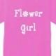 Flower Girl Shirt, Personalize with her name, gift