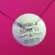 Elegant Sweet 16 Custom Clear/Silver/Gold Round Labels-Favors, Invitation, Envelope Seal, Birthday Party