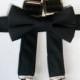 Black bowtie and suspender set - Infant, Toddler, Boy