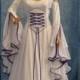 Renaissance wedding dress, medieval bridal gown, handfasting dress, elven dress, wedding dress, custom made