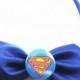 Superman Blue Bow Tie Justice League Superhero - Men's Boy's and Pet's Costume Wedding Formal