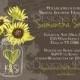 Sunflowers Mason Jar Bridal Shower Invitation, Vintage Mason Jar Invitation, Brown, Mason Jar, Sunflower, Wedding Shower