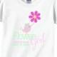 Personalized Flower Girl Shirts and Tshirts with Little Bird and Flower