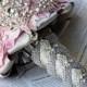 Luxury Vintage Bridal Brooch Bouquet - Pearl Rhinestone Crystal - Silver Light Blush Pink Grey - BB018LX