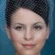 Vintage Look Hand Made Birdcage Netting Veil On Single Comb - White