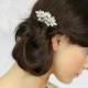 Bridal Hair Comb, Wedding Crystal Hair Accessories, Wedding Hair Piece, Bridal Hairpiece, Sparkle Rhinestone Bridal Haircomb