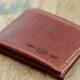 Personalized Fine Leather Wallet Men's Minimal Bifold Wallet Groomsmen Gifts Gift Groomsmen Gift Groom distressed vintage