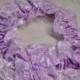 Violet Vintage Lace Wedding Garter