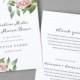 Printable Wedding Program Template 