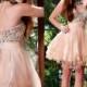 2015 Blush Pink Short Prom Dresses Sweetheart Tulle With Crystal Beaded Knee Length Cocktail Short Party Ball Gown Special Occasion Online with $100.79/Piece on Hjklp88's Store 
