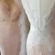 Vintage inspired wedding dress Alternative Lace dreams in White /Ivory or Palest Pink - New