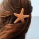 Starfish Hair clip, Barrette or Pinch Clip, nautical hairclip, beach wedding, mermaid accessories