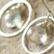 Rock crystal earrings, April birthstone jewelry, rock crystal jewelry, silver bridal earrings - Celestine