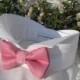 Pink Satin Bow Tie on Wingtip Tuxedo Dog Collar~Wedding Dog Collar~Custom Made~Bow Tie Dog Collar~Dog Ring Bearer~Free Shipping Within USA