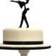 Silhouette Bride and Groom Dirty Dancing inspired Laser Cut Wedding Cake Topper UK MADE 30 plus colours to pick from