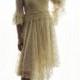 Princess Kathryn Speaker sleeve Cotton lace wedding dress Woodland Wedding Dress New Design by LAmei AM186504986
