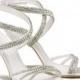 Wedding Shoes, Swarovski Crystals with 3.5" Heels, Gorgeous Sandals.