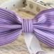 Purple Dog Bow Tie, Purple Dog ring bearer, Pet Wedding accessory, Purple wedding accessory, Love Purple, Proposal