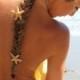 Mini Sea Star Bobby Pins, starfish bobby pins, beach weddings. mermaid accessories