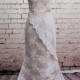 Champagne Wedding dress,  Bridal gown, Simple Wedding gown, wedding dress