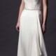 JW15153 Sweetheart neckline cascade slim a line wedding dress