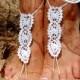 Crochet Barefoot Sandals, Bridal Shoes, Beach Shoes, Wedding Accessories, Nude Shoes, Yoga socks, Foot Jewelry