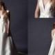 Vintage 2015 Alan Hannah Satin Wedding Dresses V-Neck Cap Sleeves Wedding Gowns Plus Size Bridal Ball Dresses Custom Made Chapel Train Online with $125.5/Piece on Hjklp88's Store 