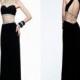 Sexy Two Pieces Black Sheer Evening Dresses Hot High Neck Crystal Beaded Backless Party Prom Formal Dress Gown High Quality 2015 Newest Online with $111.26/Piece on Hjklp88's Store 