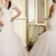 Cheap 2015 Maya Modest Mermaid Wedding Dresses V-Neck Hollow Back Cap Sleeves Bridal Dress Gowns With Tulle Skirt Plus Size Sweep Custom Online with $128.17/Piece on Hjklp88's Store 