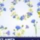 Instant Download: Digital Flower Bouquet Clip Art Flower Wreath Wild Daisy Sunflower Wedding Invitations Card Making Scrapbooking 0113