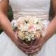 Romantic Wedding Bouquet -Natural Bridal Bouquet, Keepsake Alternative Bouquet, Sola Bouquet, Shabby Chic Rustic Wedding