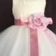 Flower Girl Wedding Bridal Bridesmaids Sequence Tulle Flower Girl dress Toddler S M L XL 0 9 12 18 24 Months 2 4 6 8 10 12 14 Sash Color 24