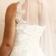 Elegant Bridal veil, Wedding hair accessory, Lace veil, vintage inspired veil, Traditional Veil, Wedding Veil