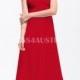 Buy Australia A-line Empire One-shoulder Ruby Chiffon Floor Length Bridesmaid Dresses/ Prom Dresses 8132225 at AU$123.42 - Dress4Australia.com.au
