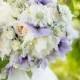 White And Lavender Bridal Bouquet