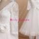Stunning lace tea length wedding dress with long sleeves, 1950s tulle wedding dress,1950s short wedding dress, retro vintage wedding dress