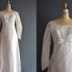 WEEKEND SALE - 40% OFF 60s wedding dress / 1960s wedding dress / Molly