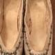 Beautiful Antique Victorian Silk Wedding shoes
