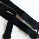 Vintage black leather braces/suspenders