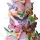 Wedding Cake Topper - THE KAITLYN Edible Butterflies -  Butterfly Cake Decorations, Cake Decorating, Cake Decorations