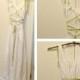 Woodland Elven Dress Mori Girl Gown Bridal White Ivory Green St. Patrick's Wedding Pixie Elf Custom Corset Maxi Birdcage Hem Womens