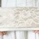 The LENA CLUTCH - Champagne and Ivory Lace Clutch - Wedding Clutch Purse - Bridesmaid Gift Idea