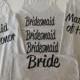 Wedding Party Shirts (6), Bachelorette Party Tanks, Bride Tank Top, Bridesmaid Shirt, Bridesmaid Tanks.