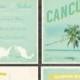 Cancun Mexico Beach Destination Wedding Invitation and RSVP Cards Design fee