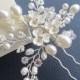 Bridal Flower Hair Pin, Candice Hair Pin, Wedding Hair Accessories, Bridal Head Piece, Bridal hair Pin, Bridal Headpieces,Bridal Headpiece,