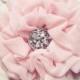 Light Pink Flower Pin. Brooch and Hair Clip Combination. Chiffon Fabric. Pastel Pink. Brooch. Bridesmaid. Wedding headpiece