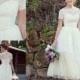 Cheap Spring Short Beach Lace Wedding Dresses Plus Size With Short Sleeves A Line Modest Ankle Length Sexy Formal Bridal Ball Gowns Online with $113.93/Piece on Hjklp88's Store 