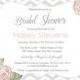 Bridal Shower Shabby Chic Invitation